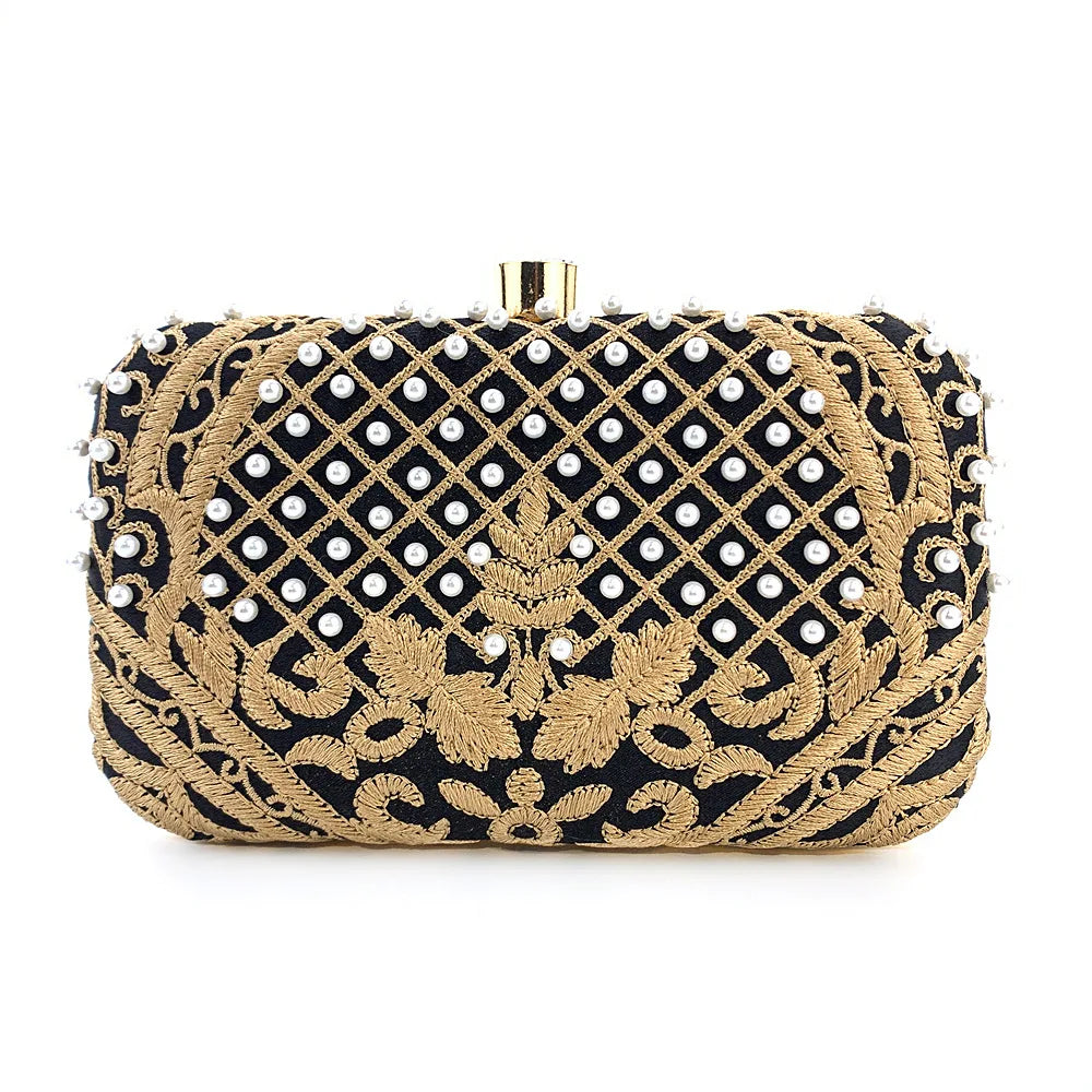 Embroidered Evening Clutch Bag - additional view 28