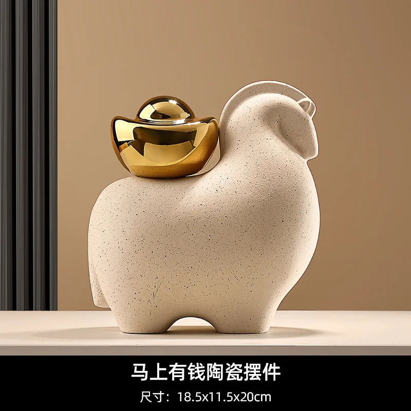 White Porcelain Animal Figurine - additional view 29