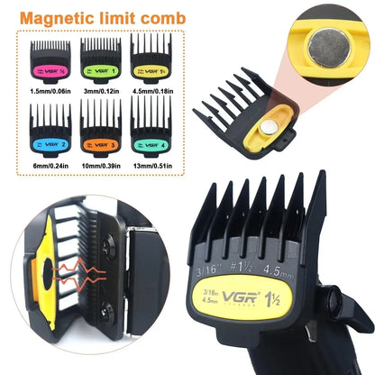 VGR Professional Hair Clipper & Trimmer - size and specification details