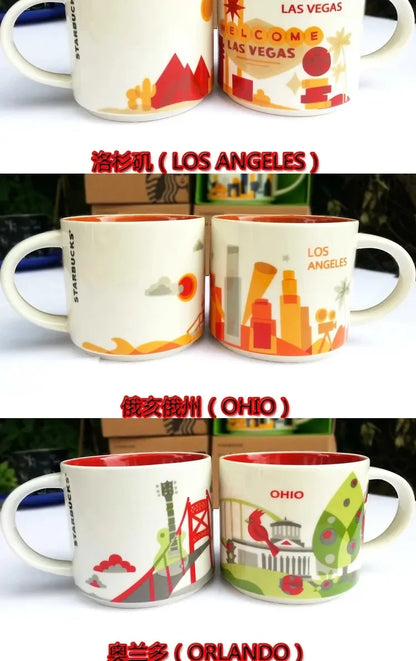 London City Ceramic Mug - back view