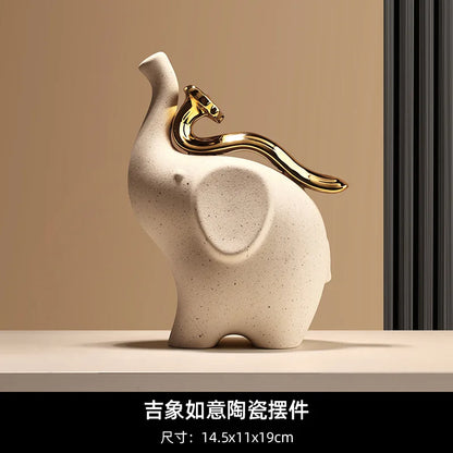 White Porcelain Animal Figurine - additional view 34