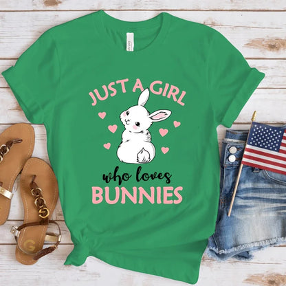 Just A Girl Who Loves Bunnies T-Shirt - additional view 12