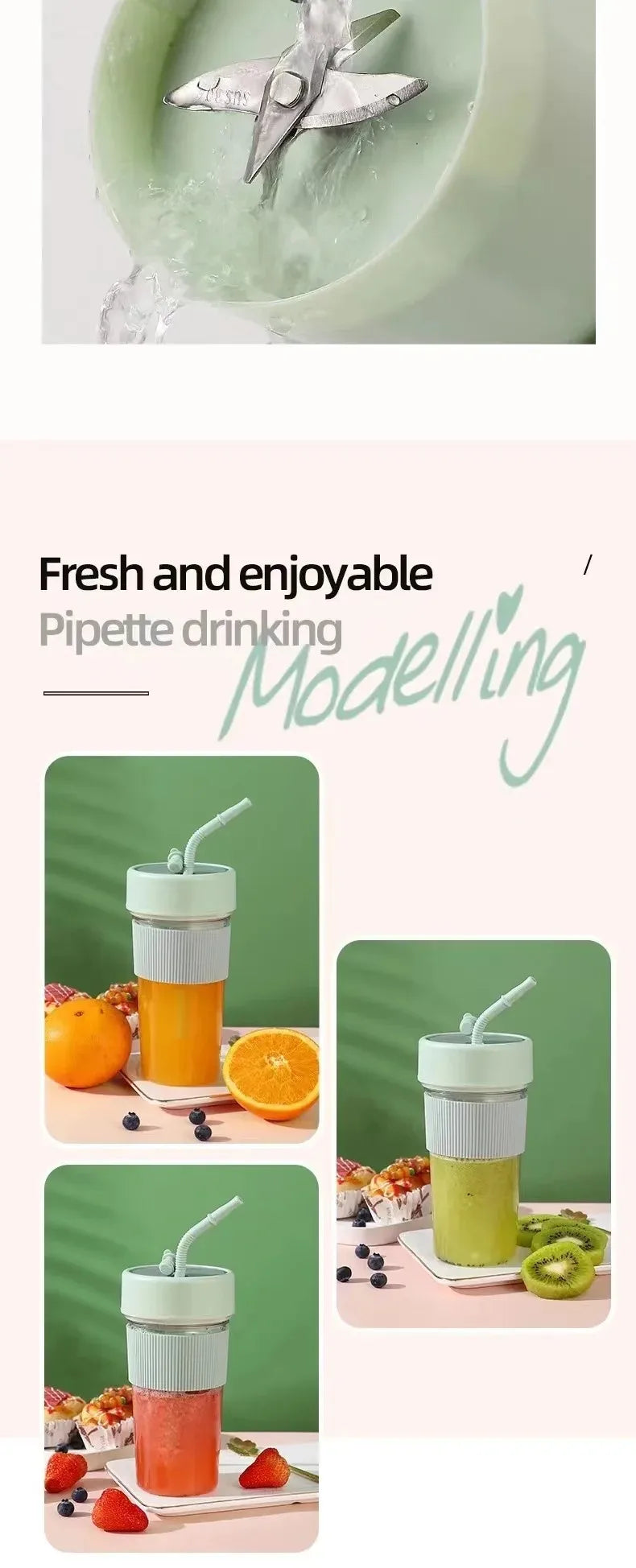 Portable Rechargeable Blender Bottle - additional view 16