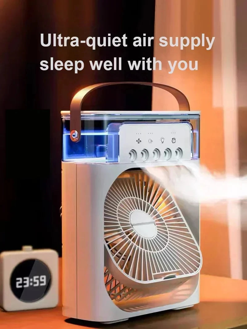 USB Portable Evaporative Cooler Fan - what's included