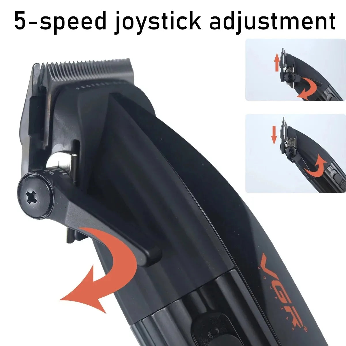VGR Professional Hair Clipper & Trimmer - side view