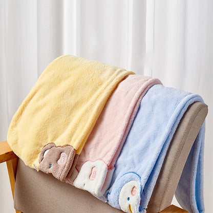 Coral Fleece Hair Drying Towel Cap - size and specification details