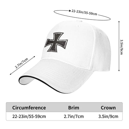 Iron Cross baseball cap design option 1