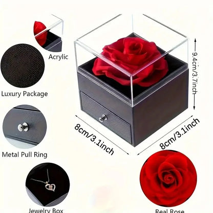 Artificial Rose Gift Box - in use