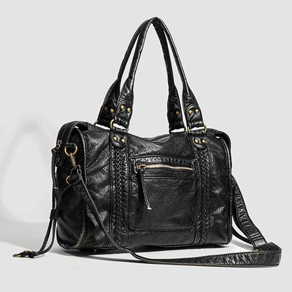 Retro PU Shoulder Bag for Women - main product view