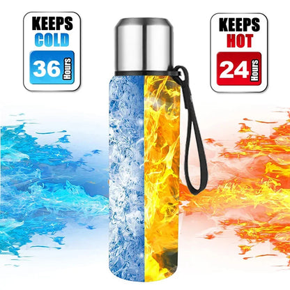 304 Stainless Steel Vacuum Flask - in use