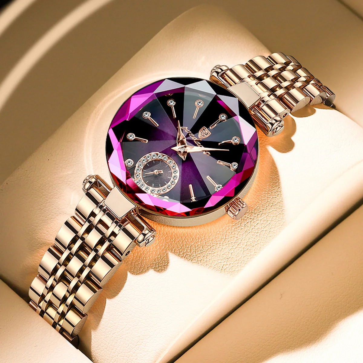POEDAGAR Women's Quartz Watch - side view