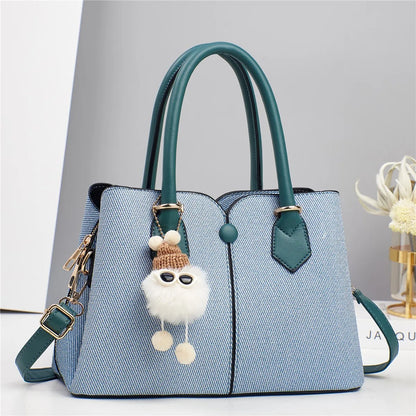 Soft PU shoulder bag colour option, back view