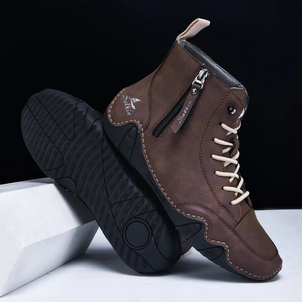 Men's Zip-Up Ankle Boots - additional view 19