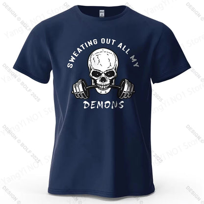 Skull Gym Graphic T-Shirt - additional view 16