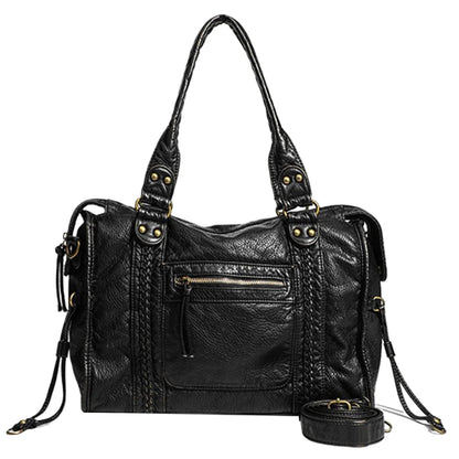 Retro PU Shoulder Bag for Women - side view