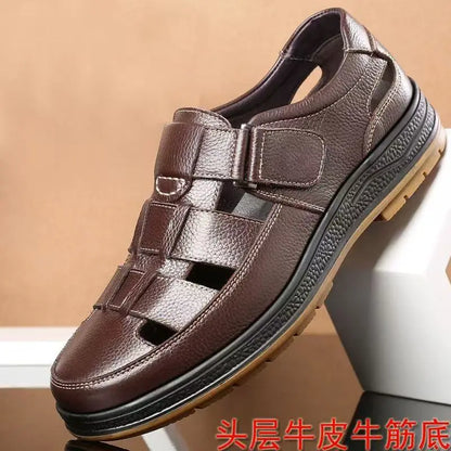 Men's Breathable Leather Shoes - additional view 23
