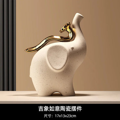 White Porcelain Animal Figurine - additional view 35