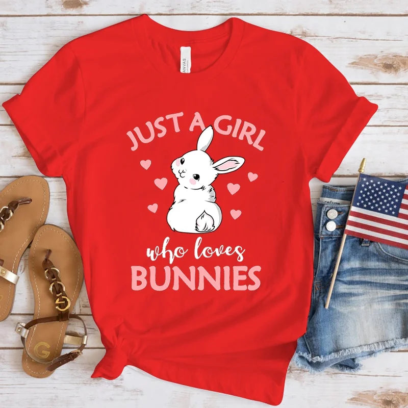 Just A Girl Who Loves Bunnies T-Shirt - additional view 10