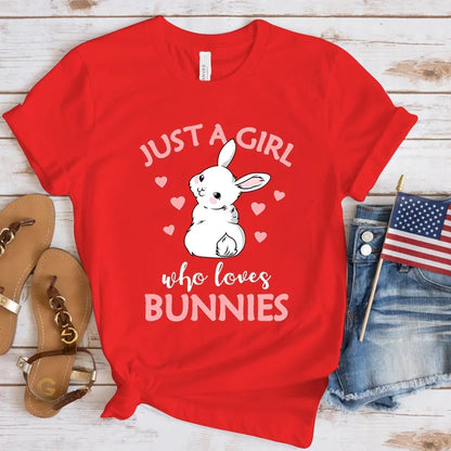Just A Girl Who Loves Bunnies T-Shirt - additional view 10