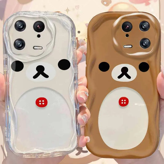 Rilakkuma soft silicone case for Xiaomi and POCO phones, design 1