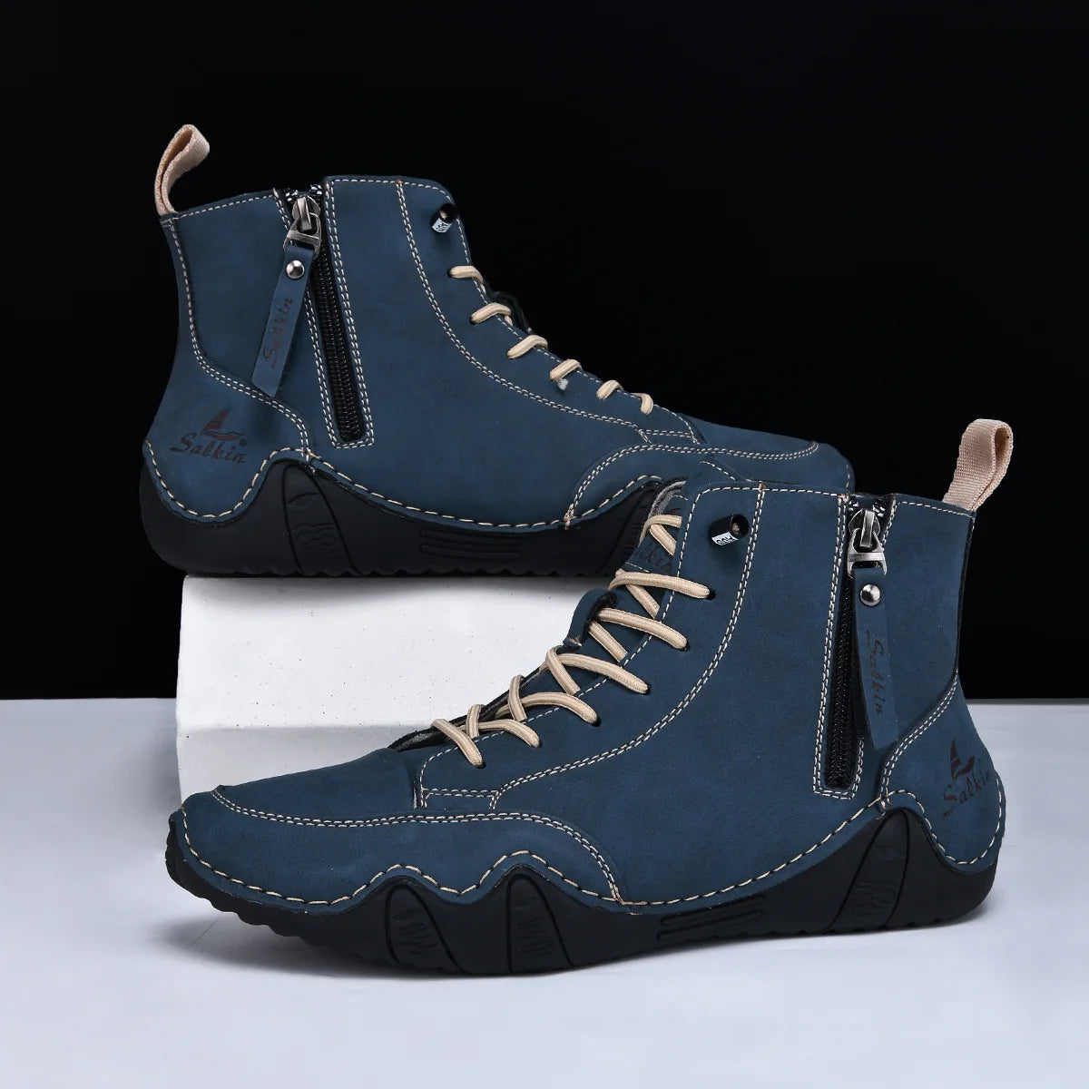 Men's Zip-Up Ankle Boots - additional view 11