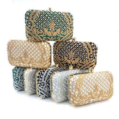 Embroidered Evening Clutch Bag - additional view 21