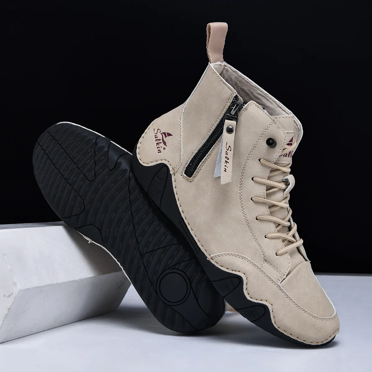 Men's Zip-Up Ankle Boots - additional view 30