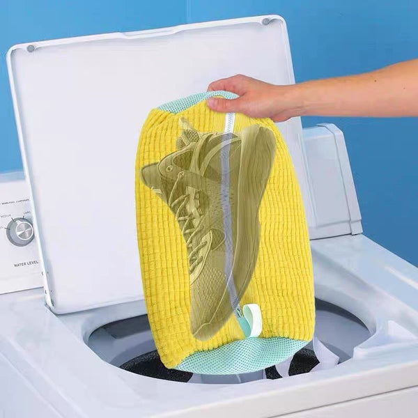 Reusable Shoe Laundry Bag for Washing Machine with Zipper