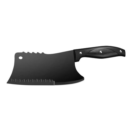 Stainless Steel Chef Knife Black Blade Meat & Vegetable Cleaver