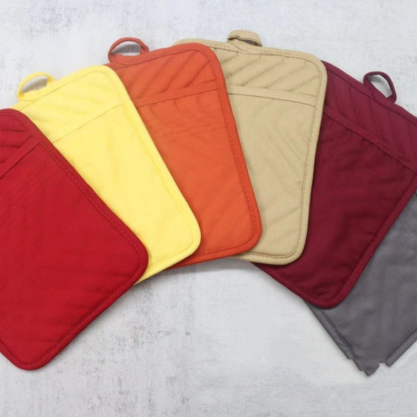 Thick Heat Resistant Cotton Oven Gloves for Kitchen & Baking